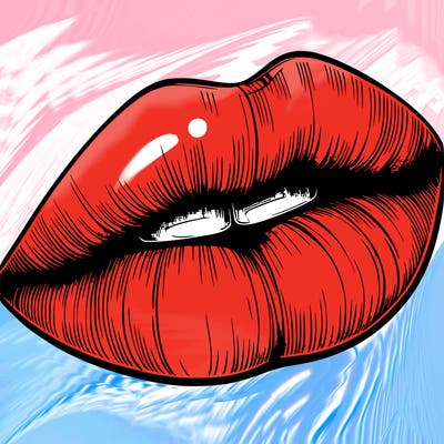 realistic lips