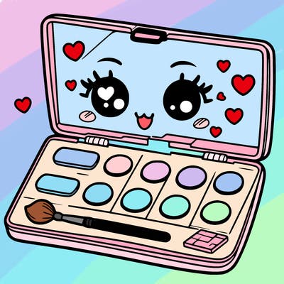 makeup pallet