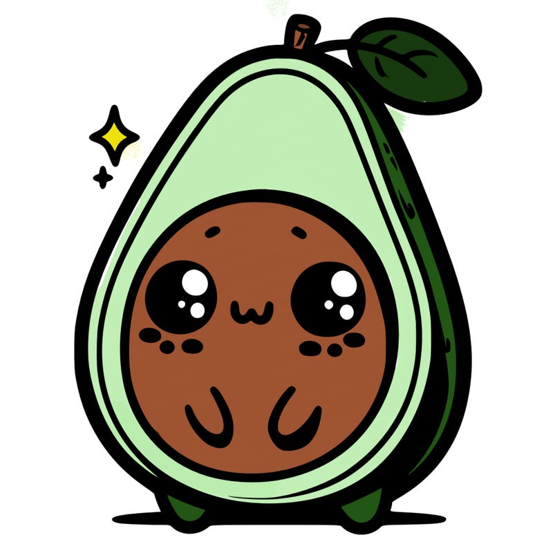 cute avocado