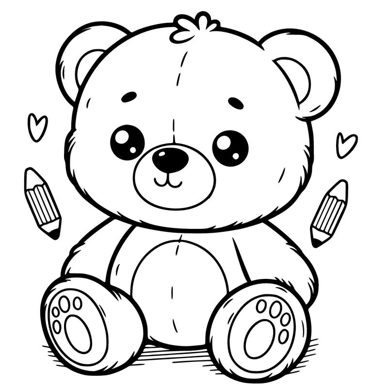 cute fluffy teddy bear