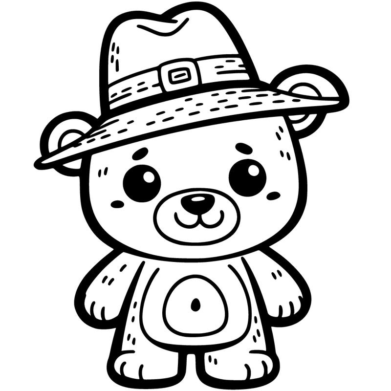 bear with hat