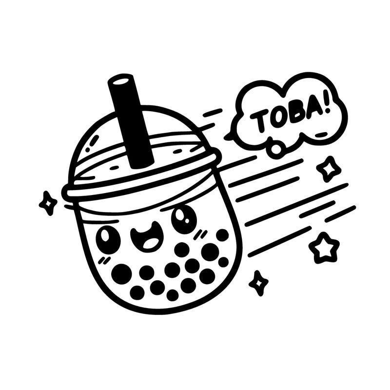 boba tea went flying