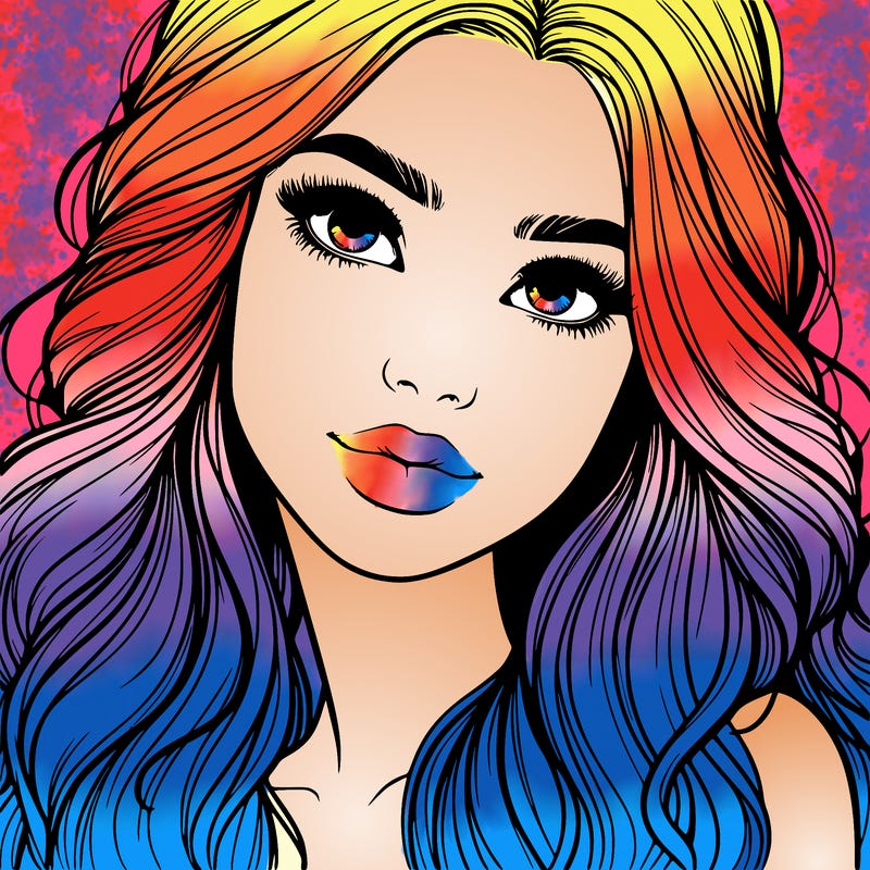 beautiful realistic girl