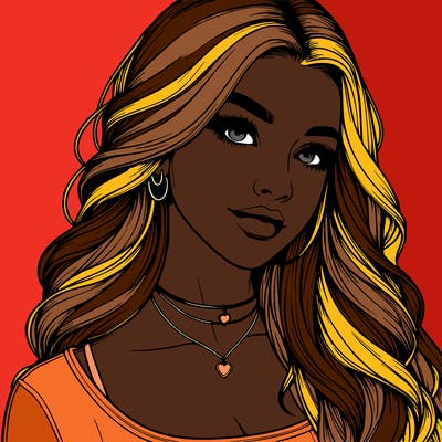 detailed realistic girl