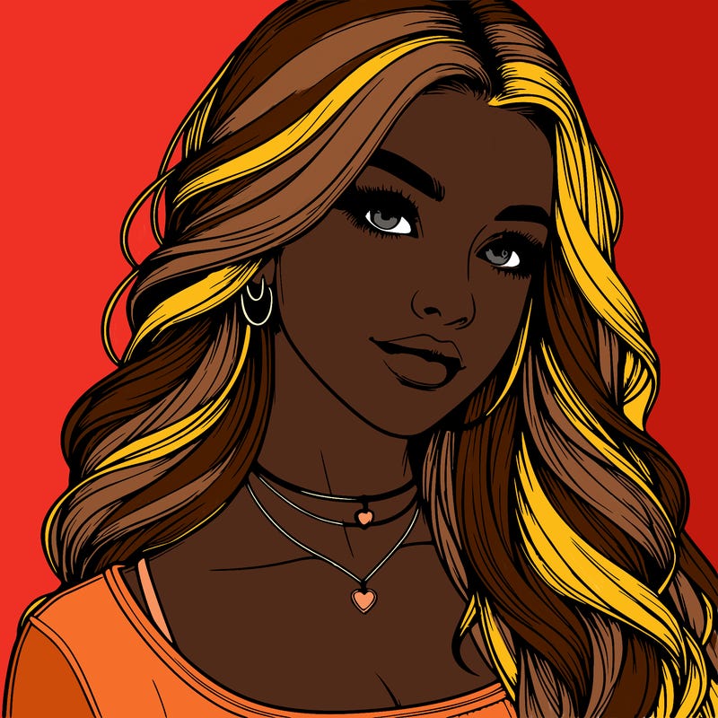 detailed realistic girl