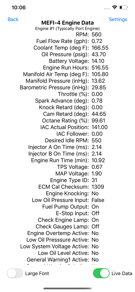 Fox Marine - Detailed boat engine diagnostics and live data in the Fox Marine app
