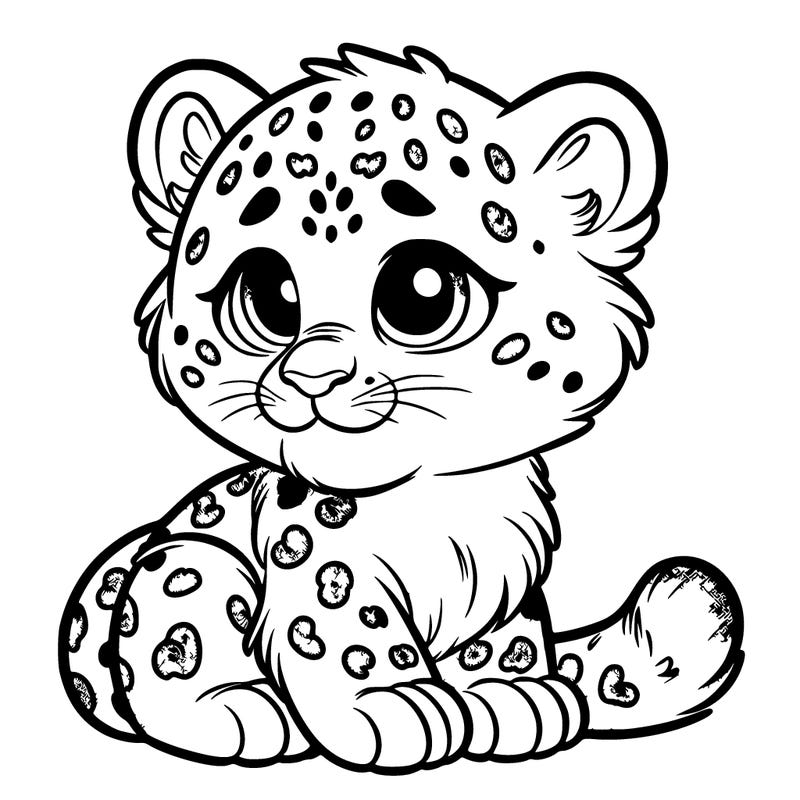 a cute baby snowleperd