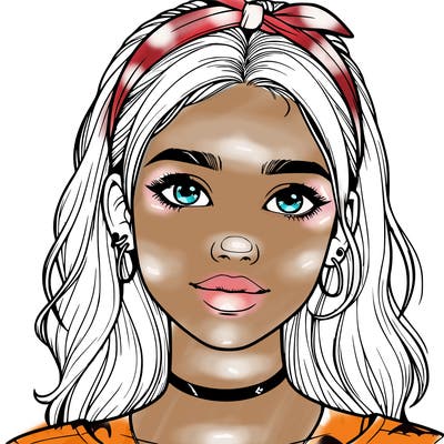 realistic teenage girl