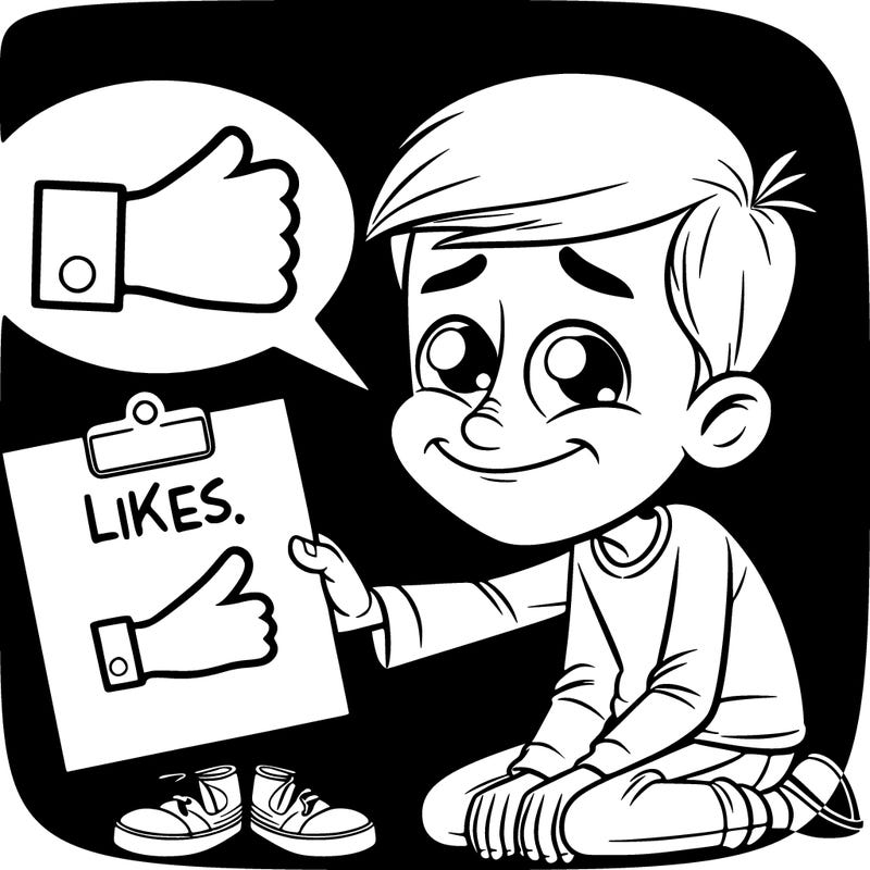 begging for likes