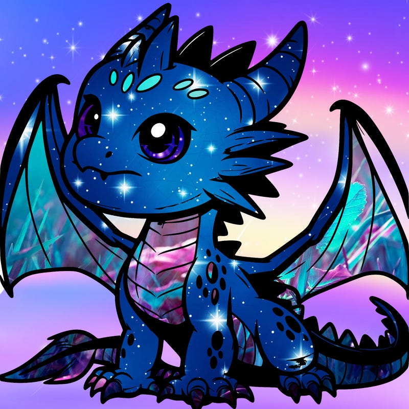 fierce baby night dragon