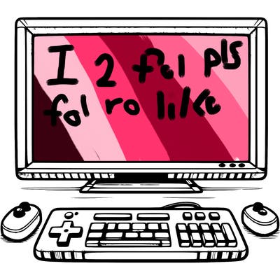 a blank white screen