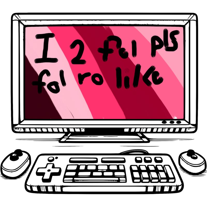 a blank white screen