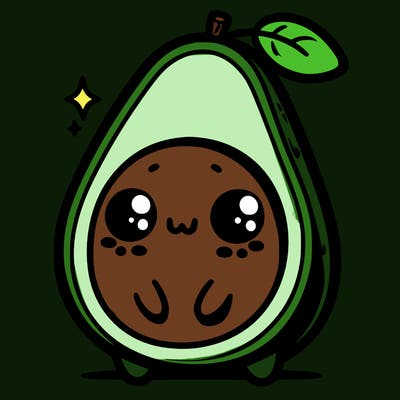 cute avocado