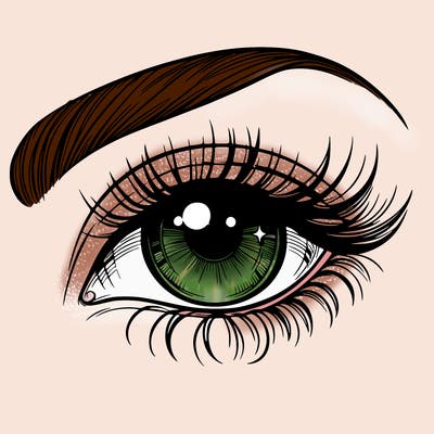 a beautiful eye