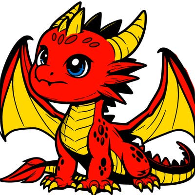 fierce baby night dragon