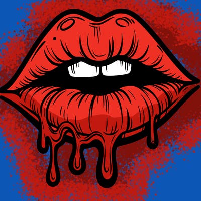 lips that look realistic and drip