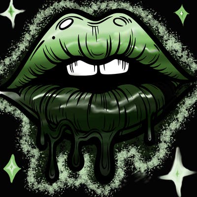 lips that look realistic and drip