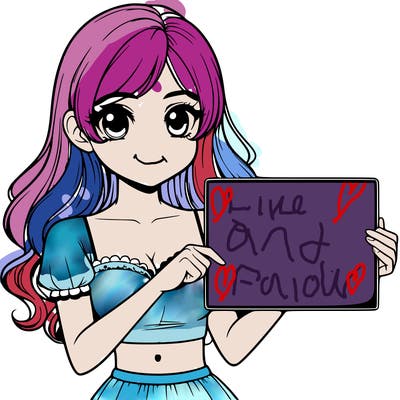 realistic pretty girl holding blank sign