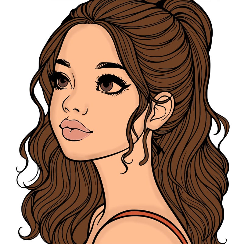 beautiful realistic girl