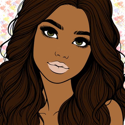 beautiful realistic girl