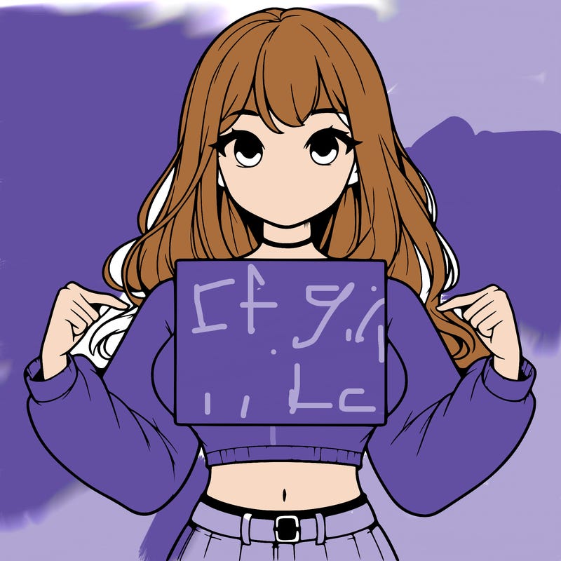 girl holding a blank sign in a long sleeve crop top