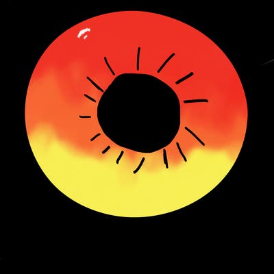 a plain circle with nothing else