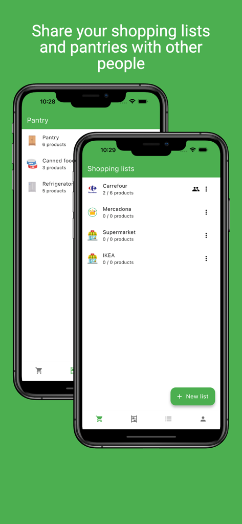 Grocery shared list and pantry - Shopping App | MWM