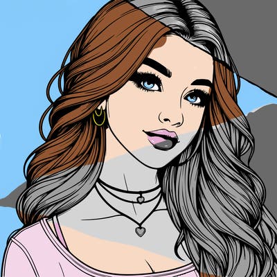 detailed realistic girl