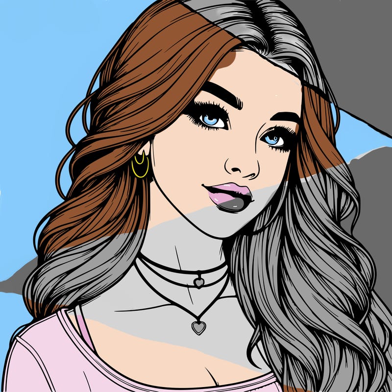 detailed realistic girl