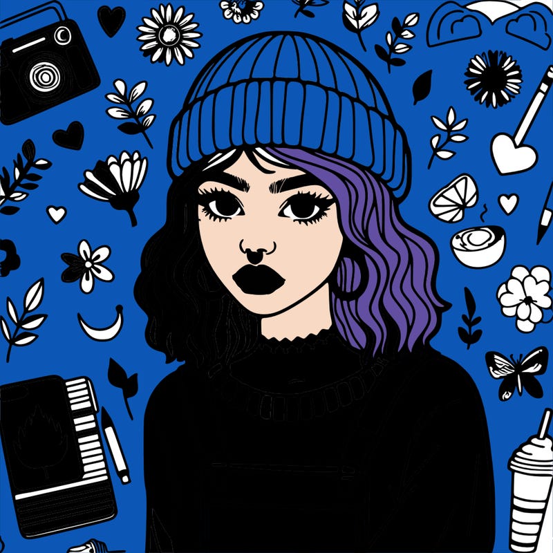 aesthetic indie girl