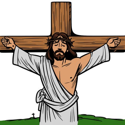 jesus on the cross
