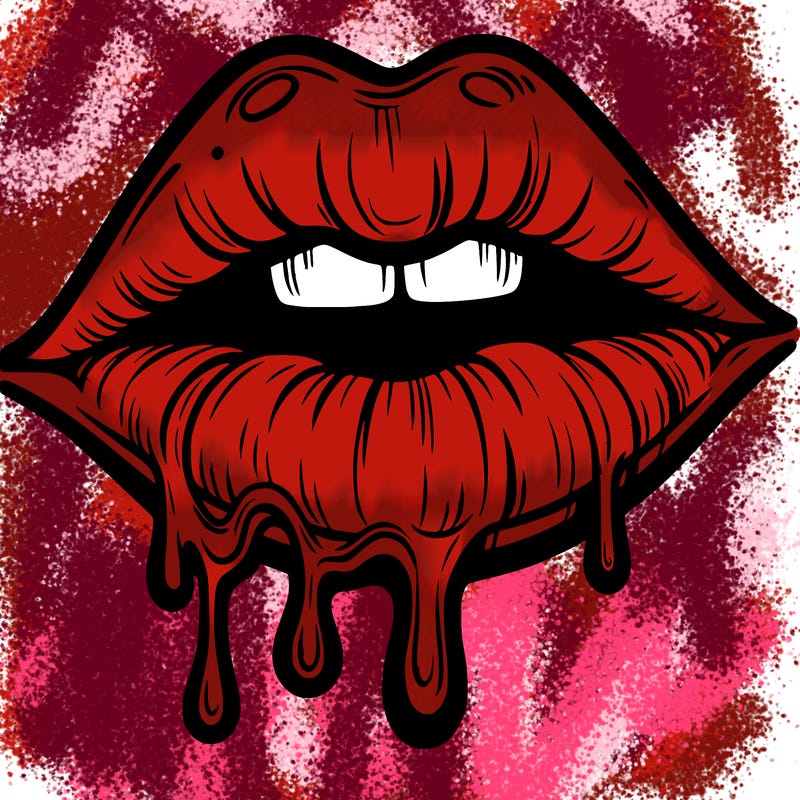 lips that look realistic and drip