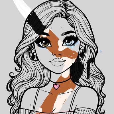 realistic pretty girl