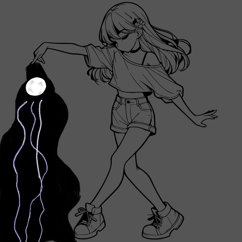 realistic girl danceing