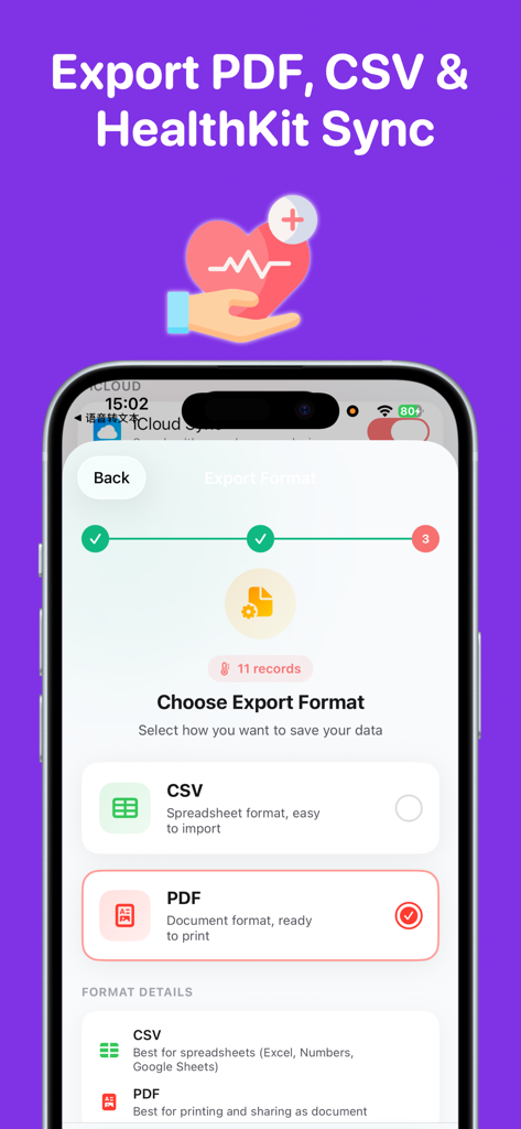 Body Temperature App Fever Log - Medical App | MWM