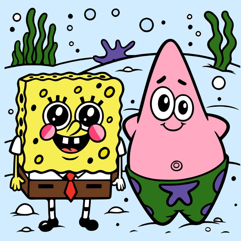 spongebob and patrick