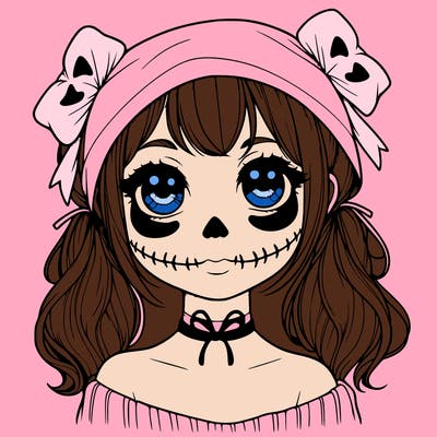 realistic girl halloween