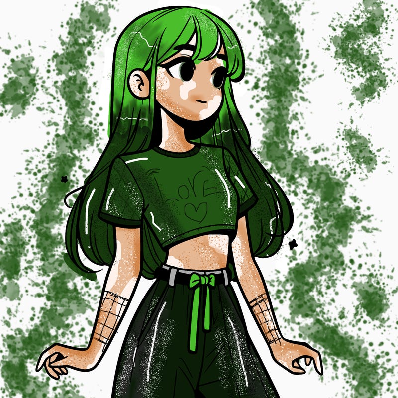 girl in a cute crop top