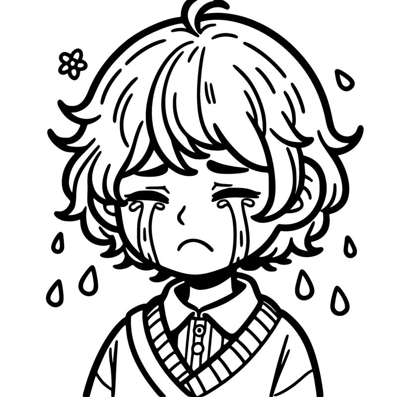 girl crying