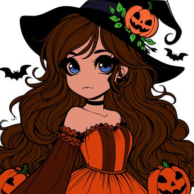 realistic girl halloween