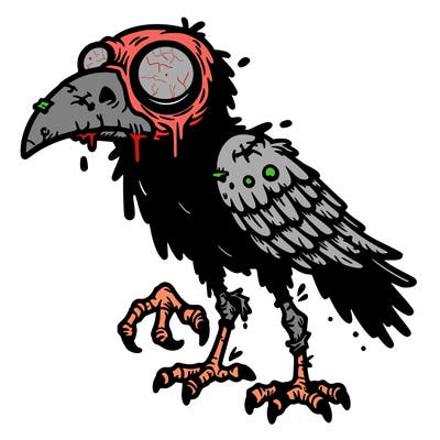 zombie crow