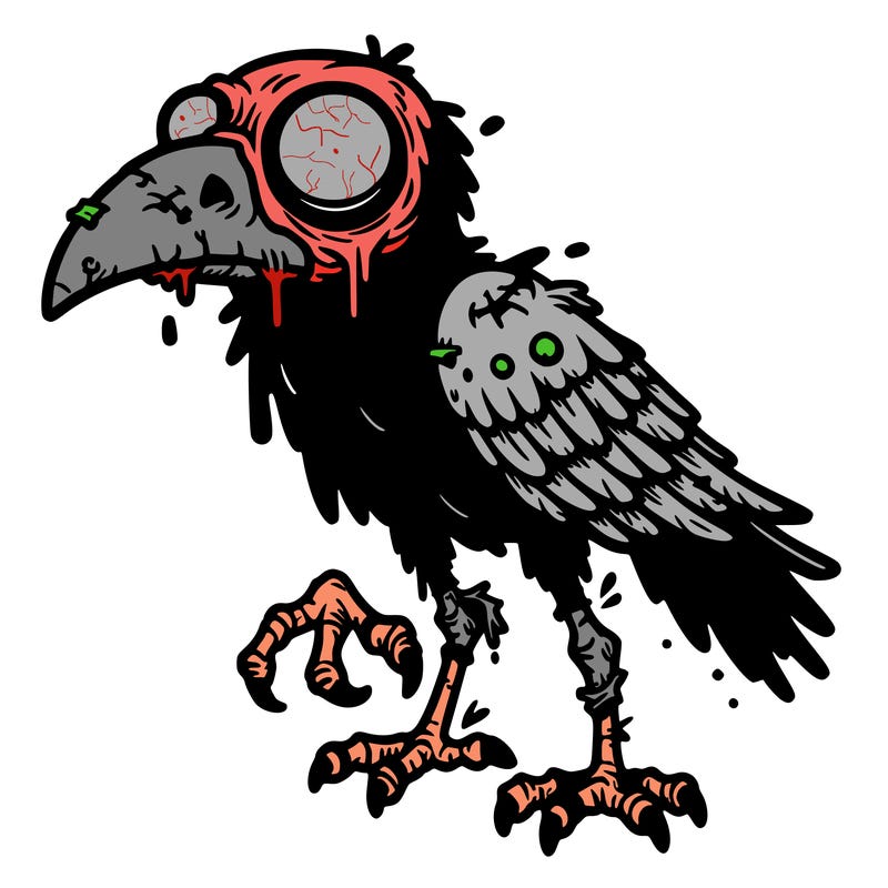 zombie crow
