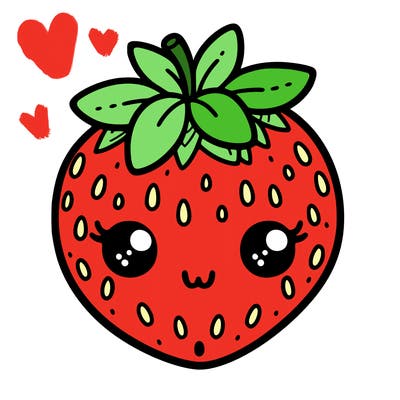cute strawberry