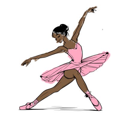 ballerina realistic aesthetic
