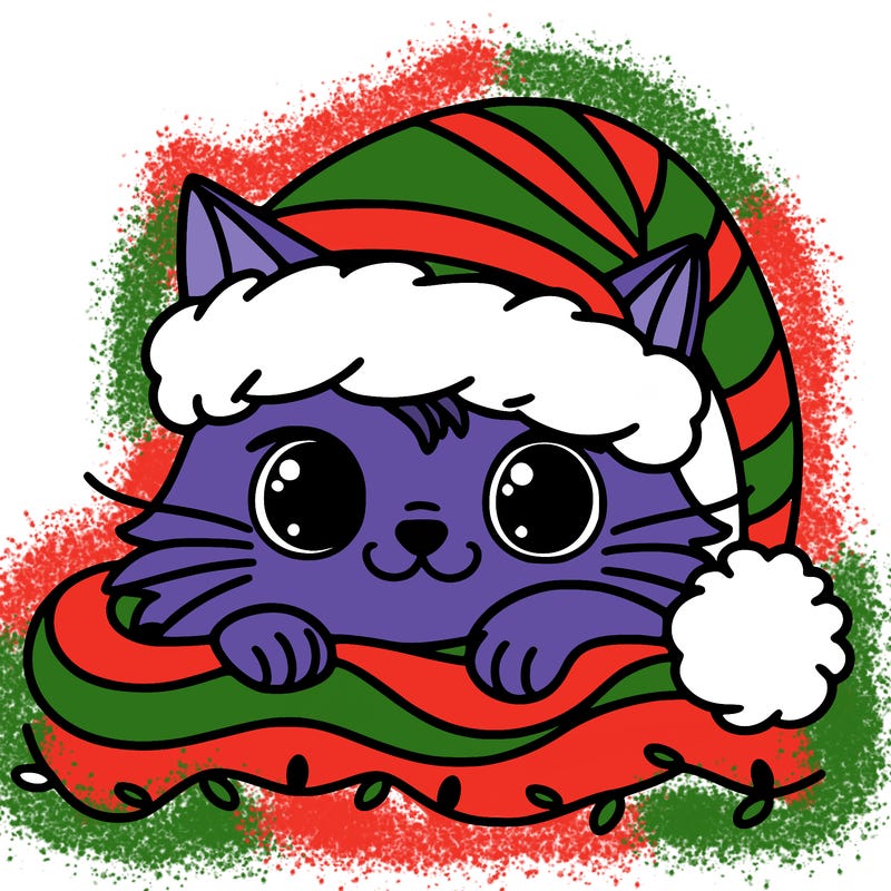 cat christmas