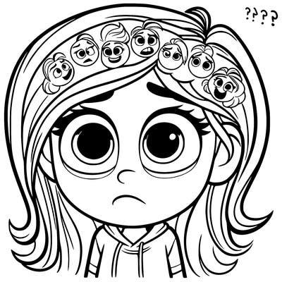 riley with all her emotions in her head inside out 2