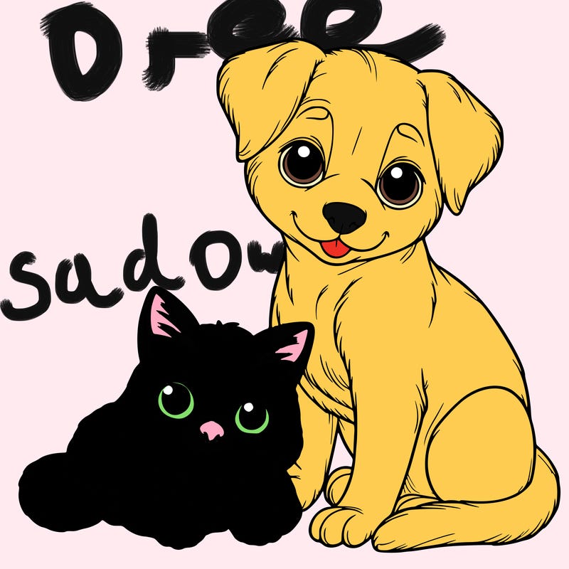 realistic cat and dog