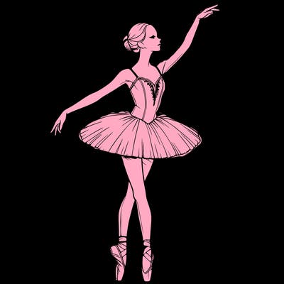 realistic ballerina