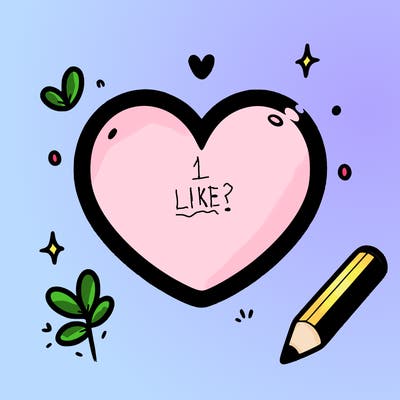 blank simple heart