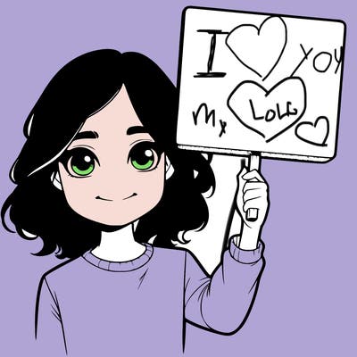 realistic girl holding up a sign